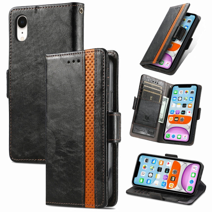 CaseNeo Business Splicing Dual Magnetic Buckle Funda de cuero de PU con tapa horizontal con soporte y ranuras para tarjetas y billetera, For Xiaomi Redmi Note 10, For Xiaomi Redmi Note 10 5G, For Xiaomi Redmi 10, For Xiaomi Redmi K40 Gaming            ...