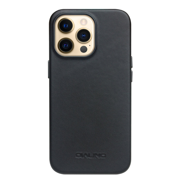 Estuche protector magnético QIALINO Nappa Cowhide MagSafe