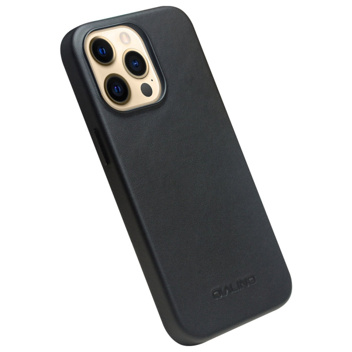 Estuche protector magnético QIALINO Nappa Cowhide MagSafe