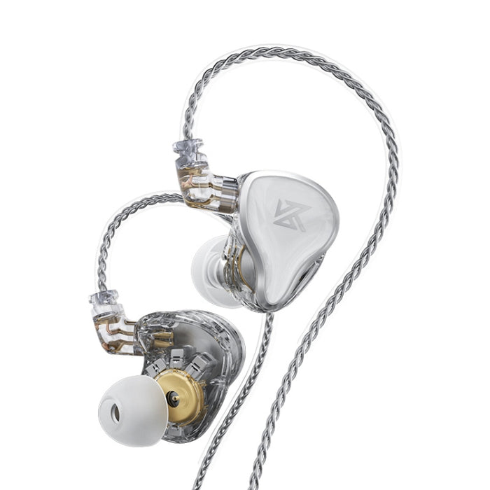 KZ ZAS Auricular intrauditivo con cable Ring Iron de 16 unidades,