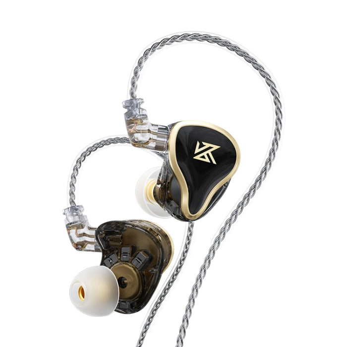 KZ ZAS Auricular intrauditivo con cable Ring Iron de 16 unidades,