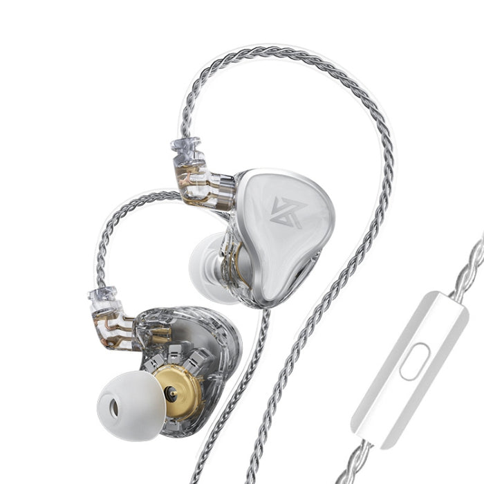 KZ ZAS Auricular intrauditivo con cable Ring Iron de 16 unidades,