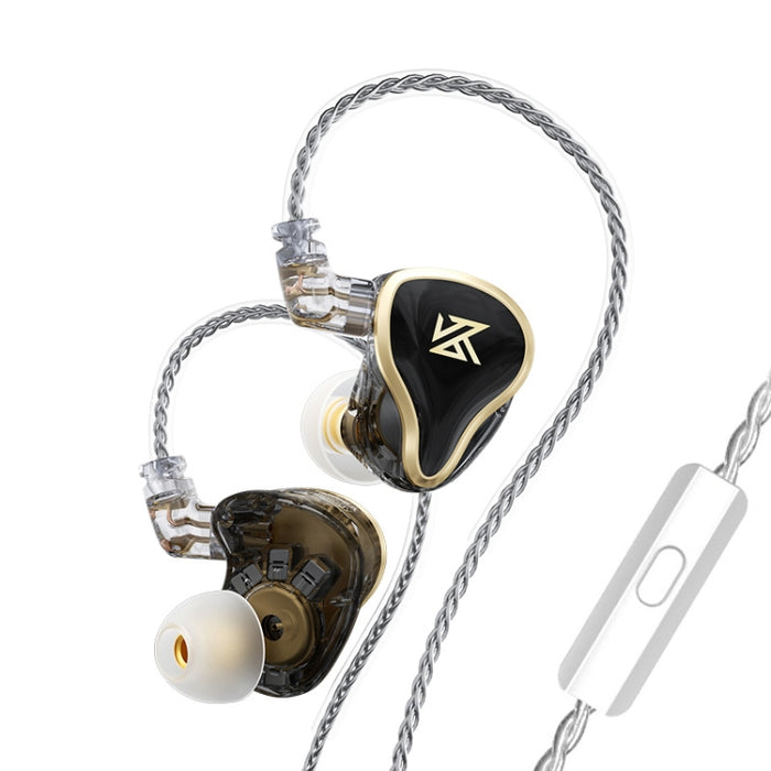 KZ ZAS Auricular intrauditivo con cable Ring Iron de 16 unidades,