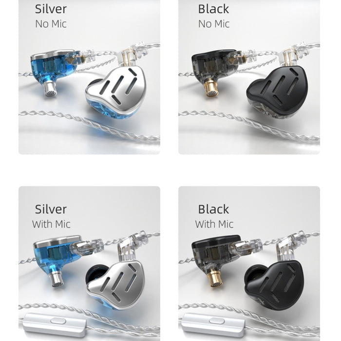KZ ZAX 16 unidades Ring Iron Sport Gaming Auriculares intrauditivos con cable,