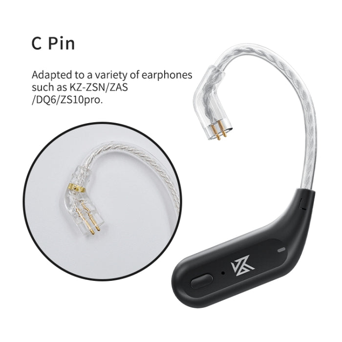KZ AZ09 Auricular Bluetooth Gancho para la oreja 5.2 Módulo inalámbrico Bluetooth Cable de actualización