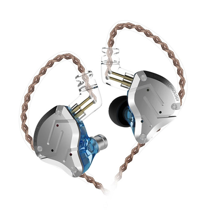 KZ ZS10 Pro Auriculares intrauditivos con cable Ring Iron Gaming de 10 unidades,