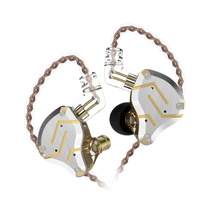 KZ ZS10 Pro Auriculares intrauditivos con cable Ring Iron Gaming de 10 unidades,