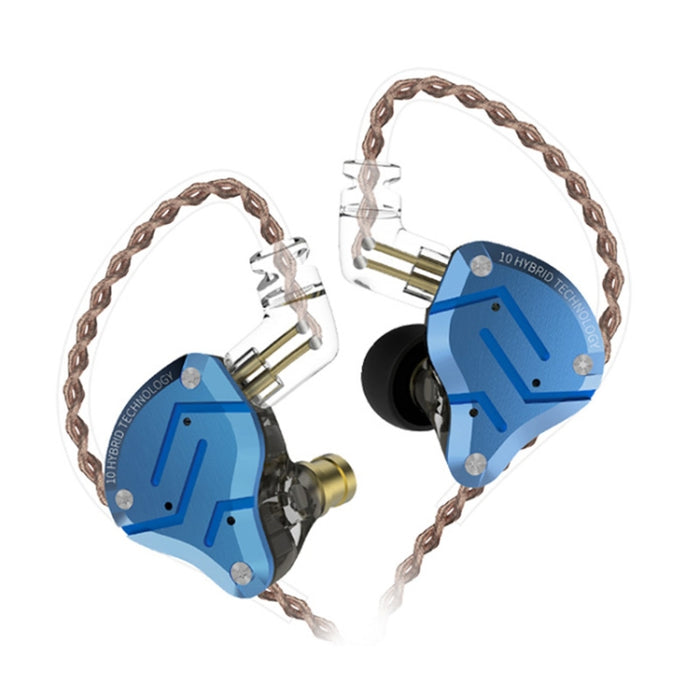 KZ ZS10 Pro Auriculares intrauditivos con cable Ring Iron Gaming de 10 unidades,