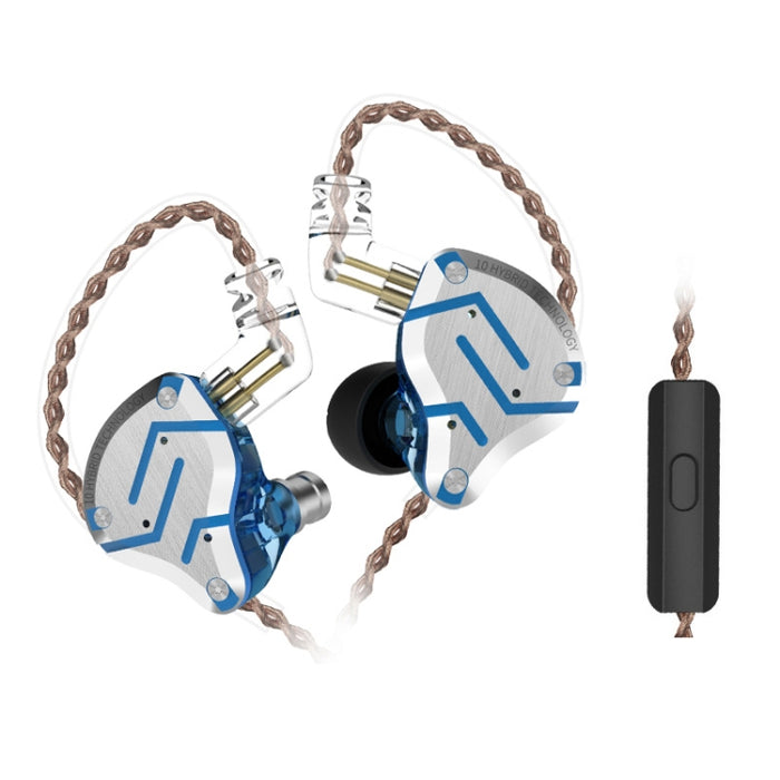 KZ ZS10 Pro Auriculares intrauditivos con cable Ring Iron Gaming de 10 unidades,