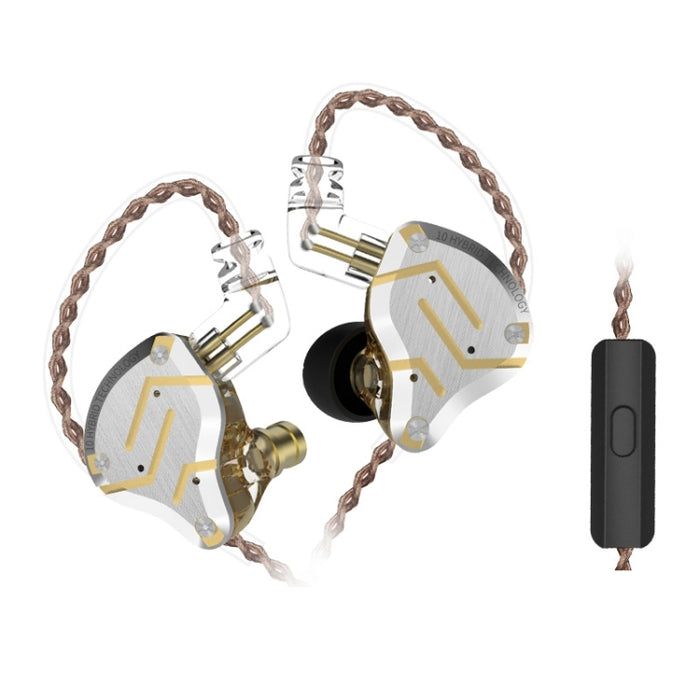 KZ ZS10 Pro Auriculares intrauditivos con cable Ring Iron Gaming de 10 unidades,