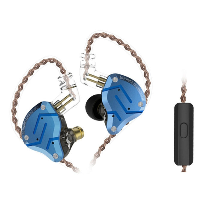 KZ ZS10 Pro Auriculares intrauditivos con cable Ring Iron Gaming de 10 unidades,
