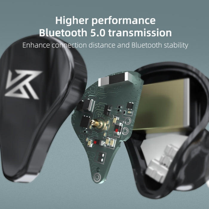 KZ SA08 Inalámbrico de cuatro unidades 5BA Balance Armature Bluetooth In-ear TWS Auricular