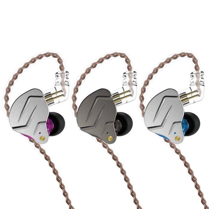 KZ ZSN Pro Ring Iron Hybrid Drive Metal Auricular interno con cable,