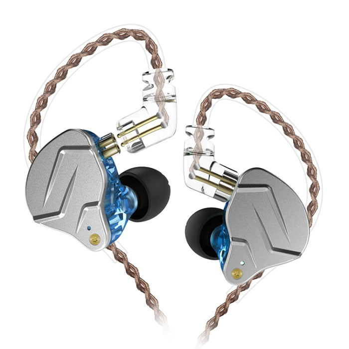 KZ ZSN Pro Ring Iron Hybrid Drive Metal Auricular interno con cable,