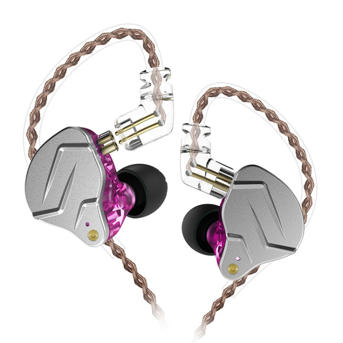 KZ ZSN Pro Ring Iron Hybrid Drive Metal Auricular interno con cable,