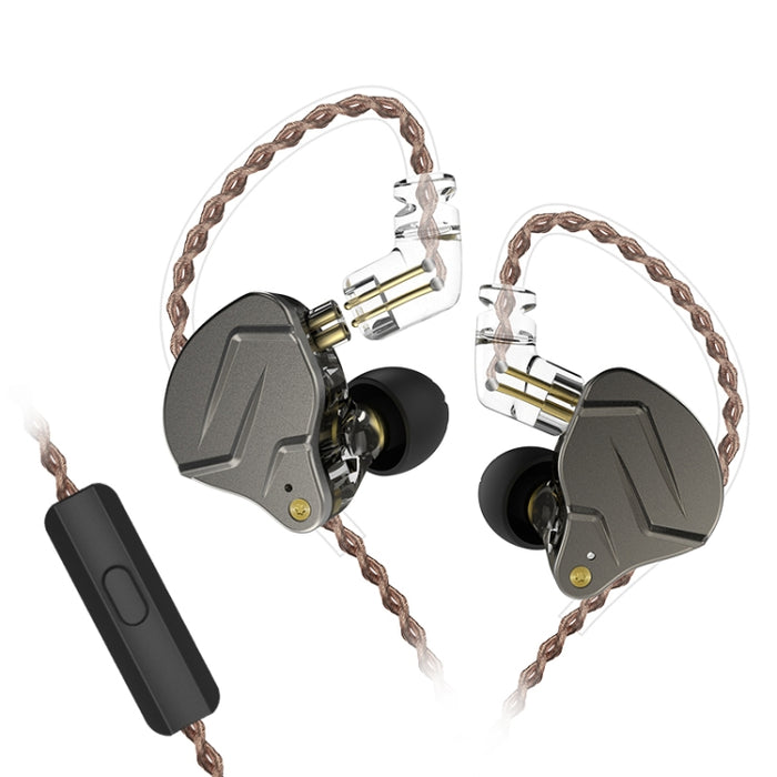 KZ ZSN Pro Ring Iron Hybrid Drive Metal Auricular interno con cable,