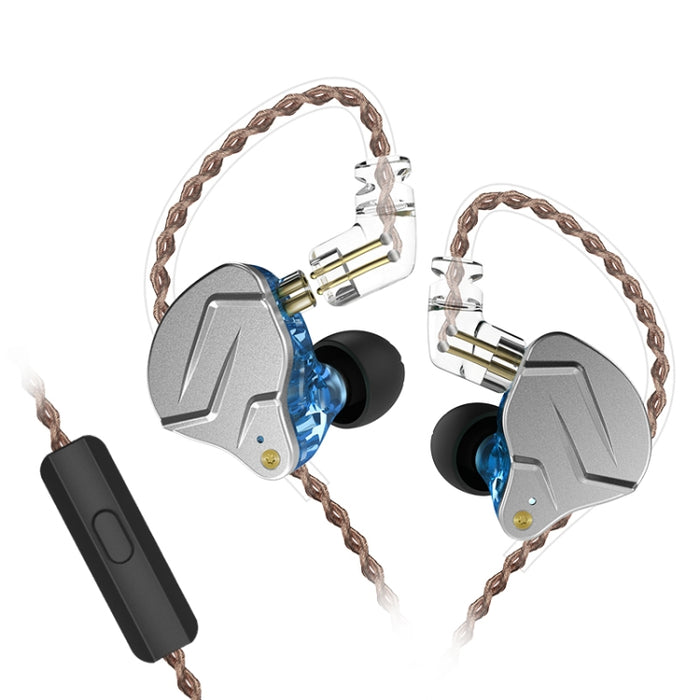 KZ ZSN Pro Ring Iron Hybrid Drive Metal Auricular interno con cable,
