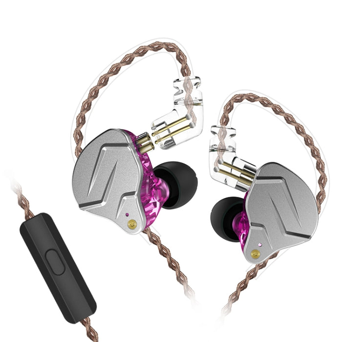 KZ ZSN Pro Ring Iron Hybrid Drive Metal Auricular interno con cable,