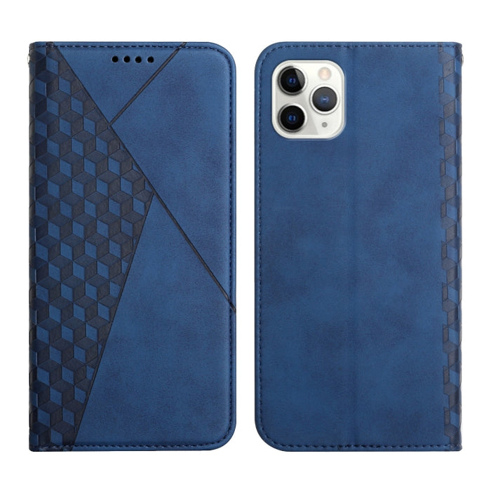 Patrón de diamante Empalme Piel Sensación Magnética Funda de cuero con tapa horizontal con ranuras para tarjetas y soporte y billetera