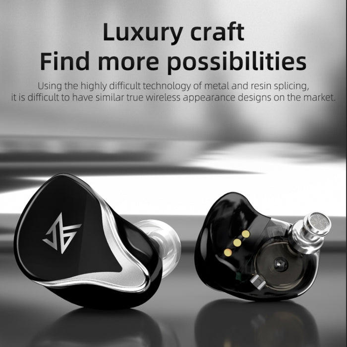 KZ Z3 Tecnología híbrida 1DD + 1BA Inalámbrico Bluetooth 5.2 Deportes Reducción de ruido TWS Auriculares internos