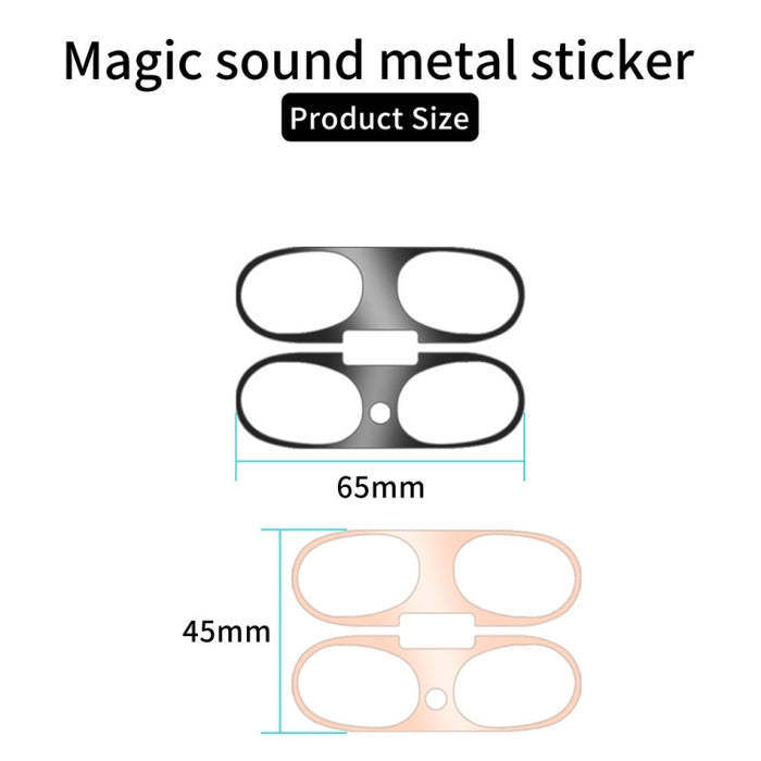Etiqueta engomada protectora del metal del sonido mágico del auricular inalámbrico de Bluetooth
