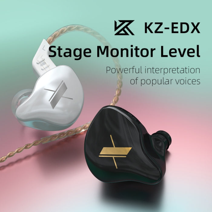 KZ EDX Dynamic Monitor HiFi Auriculares intrauditivos con cable