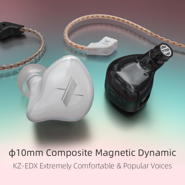 KZ EDX Dynamic Monitor HiFi Auriculares intrauditivos con cable