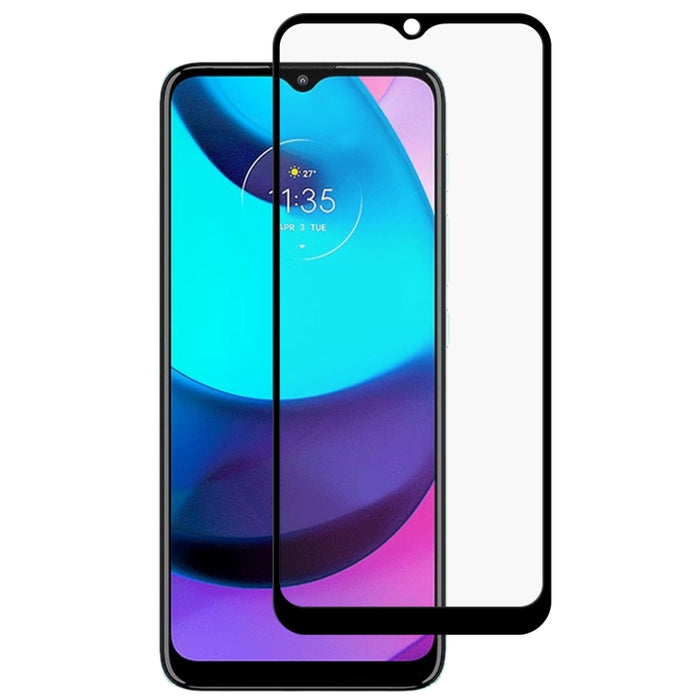 Película de vidrio templado de pantalla completa con pegamento completo, For Xiaomi Mi 11T / 11T Pro (1 PC), For OPPO Realme 6i India (1 PC), For Samsung Galaxy M22 (1 PC), For Motorola Moto E20 (1 PC)