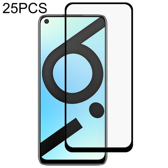 Película de vidrio templado de pantalla completa con pegamento completo de 25 piezas, For Xiaomi Mi 11T / 11T Pro (25 PCS), For OPPO Realme 6i India (25 PCS), For Samsung Galaxy M22 (25 PCS), For Motorola Moto E20 (25 PCS)