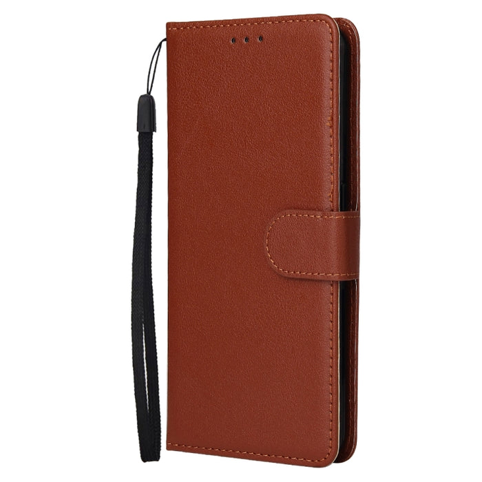 Estuche multifuncional de cuero con tapa horizontal, con tres ranuras para tarjetas y soporte, billetera con doble cremallera, marco de fotos y cordón, For OPPO A94 4G, For OPPO Realme 8 / 8 Pro 4G, For Xiaomi Redmi Note 10 5G