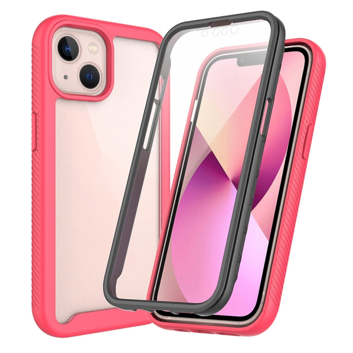 Funda de PC + TPU a prueba de golpes de la serie Starry Sky Color sólido con película de PET