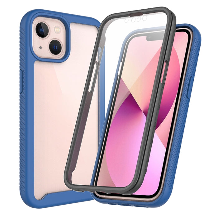 Funda de PC + TPU a prueba de golpes de la serie Starry Sky Color sólido con película de PET