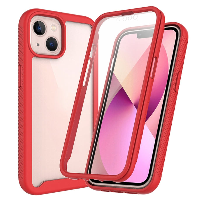 Funda de PC + TPU a prueba de golpes de la serie Starry Sky Color sólido con película de PET