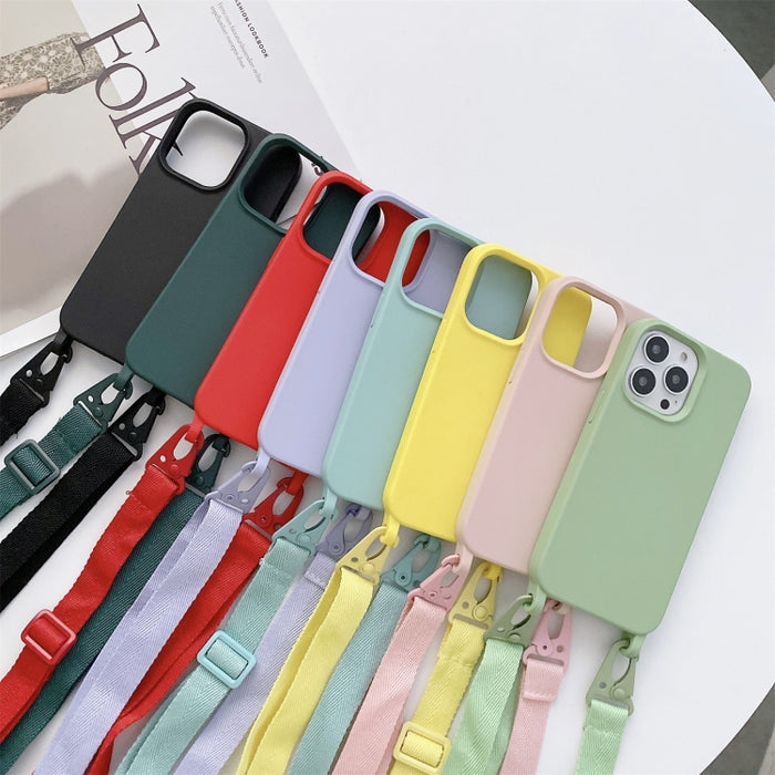 Funda protectora de silicona elástica con cordón de cuello ancho