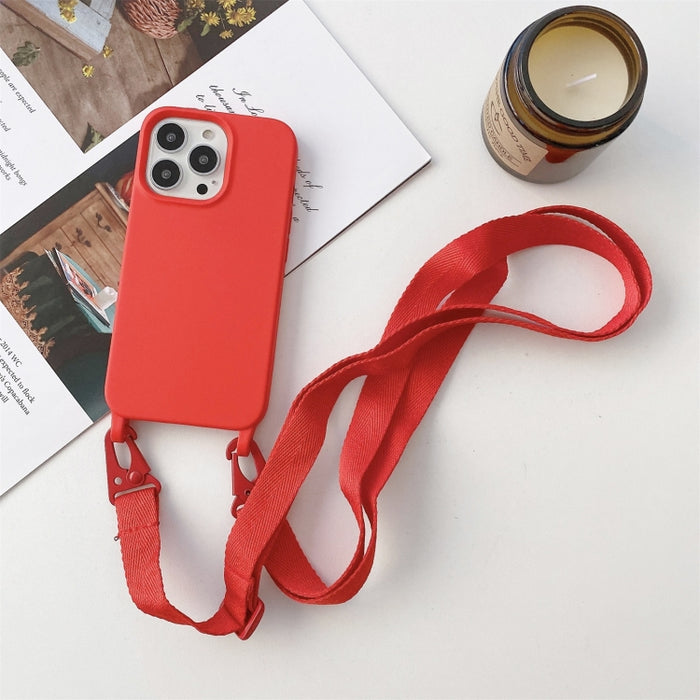 Funda protectora de silicona elástica con cordón de cuello ancho