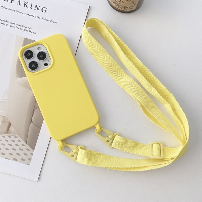 Funda protectora de silicona elástica con cordón de cuello ancho