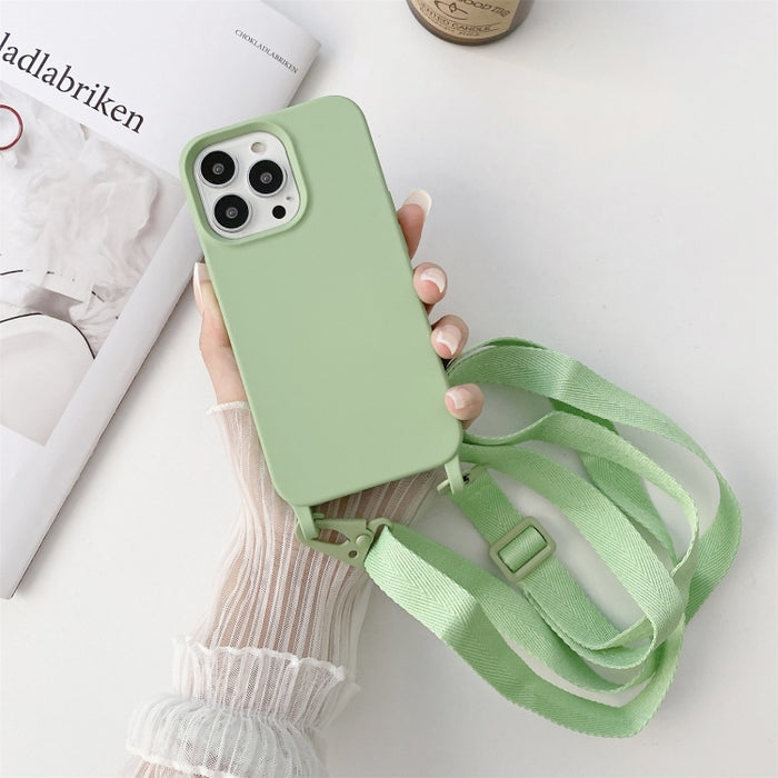 Funda protectora de silicona elástica con cordón de cuello ancho
