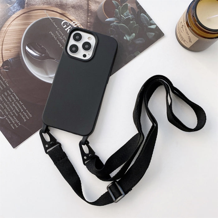 Funda protectora de silicona elástica con cordón de cuello ancho