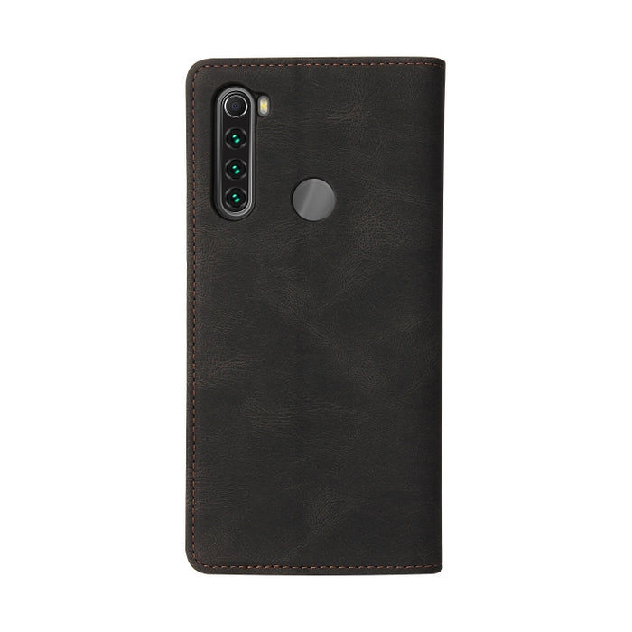 Estuche de cuero con tapa horizontal con cierre de succión simple con soporte, ranura para tarjeta y billetera, For Xiaomi Redmi Note 8T, For Xiaomi Redmi Note 9 / 10X 4G, For Xiaomi Redmi Note 8, For Xiaomi Redmi Note 8 Pro, For Xiaomi Redmi Note 10  ...
