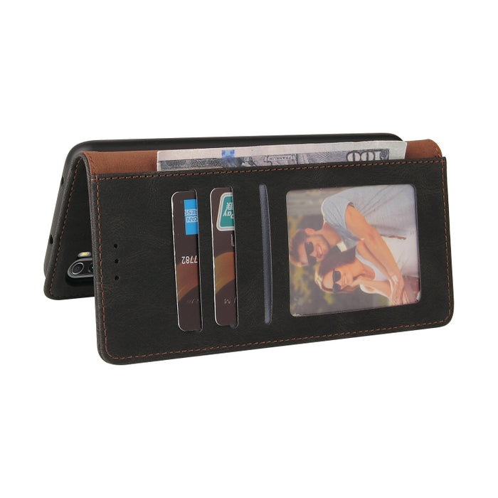 Estuche de cuero con tapa horizontal con cierre de succión simple con soporte, ranura para tarjeta y billetera, For Xiaomi Redmi Note 8T, For Xiaomi Redmi Note 9 / 10X 4G, For Xiaomi Redmi Note 8, For Xiaomi Redmi Note 8 Pro, For Xiaomi Redmi Note 10  ...