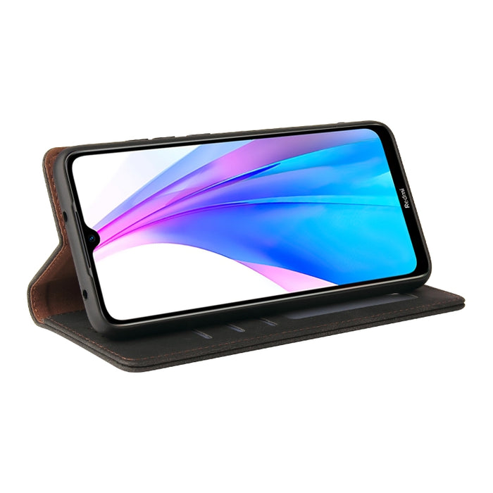 Estuche de cuero con tapa horizontal con cierre de succión simple con soporte, ranura para tarjeta y billetera, For Xiaomi Redmi Note 8T, For Xiaomi Redmi Note 9 / 10X 4G, For Xiaomi Redmi Note 8, For Xiaomi Redmi Note 8 Pro, For Xiaomi Redmi Note 10  ...