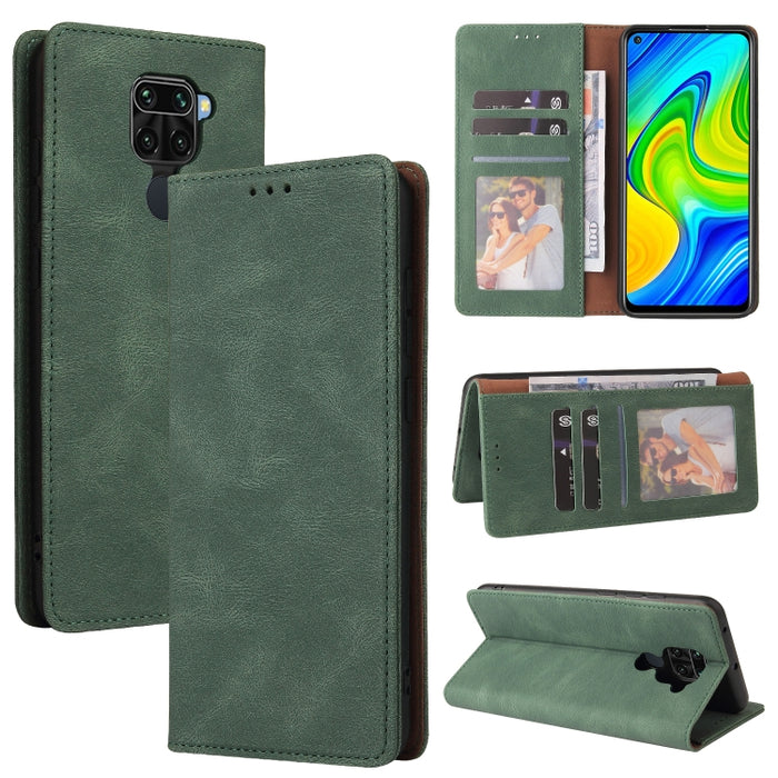 Estuche de cuero con tapa horizontal con cierre de succión simple con soporte, ranura para tarjeta y billetera, For Xiaomi Redmi Note 8T, For Xiaomi Redmi Note 9 / 10X 4G, For Xiaomi Redmi Note 8, For Xiaomi Redmi Note 8 Pro, For Xiaomi Redmi Note 10  ...