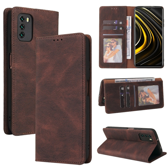 Estuche de cuero con tapa horizontal con cierre de succión simple con soporte, ranura para tarjeta y billetera, For Xiaomi Redmi Note 8T, For Xiaomi Redmi Note 9 / 10X 4G, For Xiaomi Redmi Note 8, For Xiaomi Redmi Note 8 Pro, For Xiaomi Redmi Note 10  ...