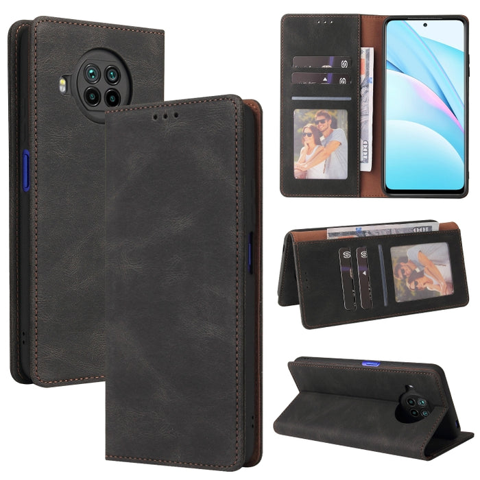 Estuche de cuero con tapa horizontal con cierre de succión simple con soporte, ranura para tarjeta y billetera, For Xiaomi Redmi Note 8T, For Xiaomi Redmi Note 9 / 10X 4G, For Xiaomi Redmi Note 8, For Xiaomi Redmi Note 8 Pro, For Xiaomi Redmi Note 10  ...