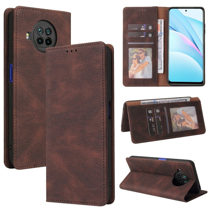 Estuche de cuero con tapa horizontal con cierre de succión simple con soporte, ranura para tarjeta y billetera, For Xiaomi Redmi Note 8T, For Xiaomi Redmi Note 9 / 10X 4G, For Xiaomi Redmi Note 8, For Xiaomi Redmi Note 8 Pro, For Xiaomi Redmi Note 10  ...