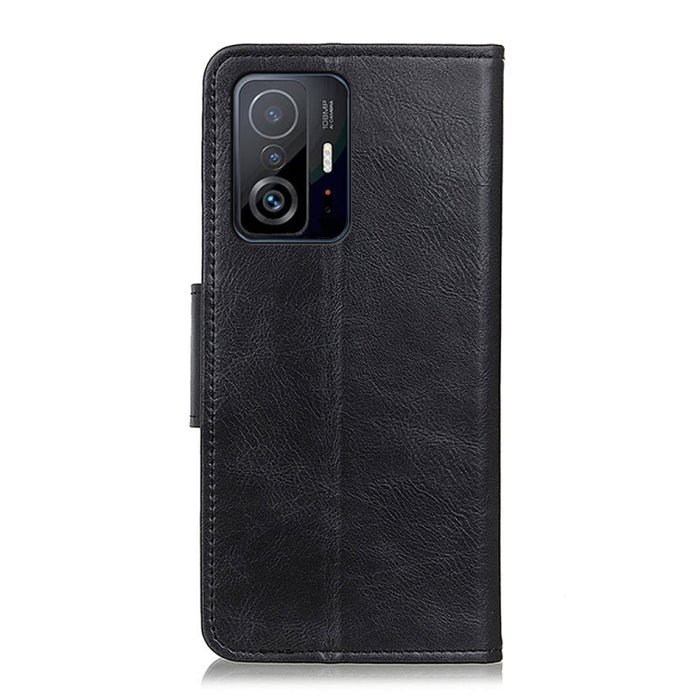 Mirren Crazy Horse Texture Funda de cuero con tapa horizontal con soporte y ranuras para tarjetas y billetera, For Xiaomi Mi 11T / 11T Pro