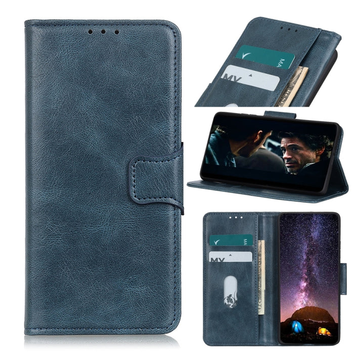Mirren Crazy Horse Texture Funda de cuero con tapa horizontal con soporte y ranuras para tarjetas y billetera, For Xiaomi Mi 11T / 11T Pro