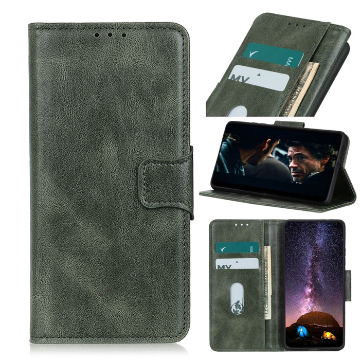 Mirren Crazy Horse Texture Funda de cuero con tapa horizontal con soporte y ranuras para tarjetas y billetera, For Xiaomi Mi 11T / 11T Pro