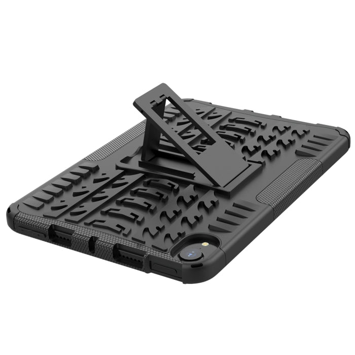 Tire Texture TPU + PC Estuche a prueba de golpes con soporte