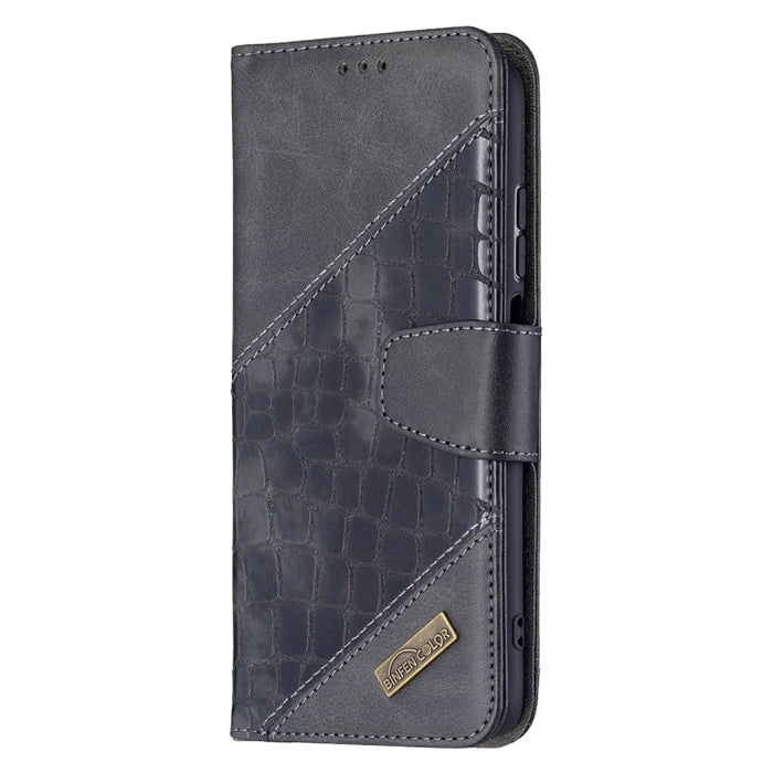 Funda de cuero PU con tapa horizontal y textura de cocodrilo a juego con billetera, soporte y ranuras para tarjetas, For Xiaomi Redmi 10